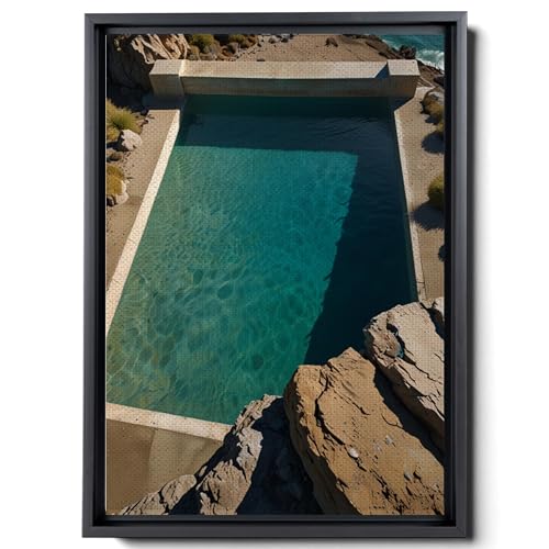 Glass Wall Art, Beach Waves Crashing into the Sand, Housewarming