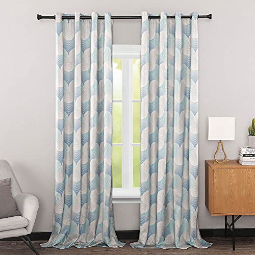 VOGOL Drapes for Living Room 96 Inch Length, Soft Thermal