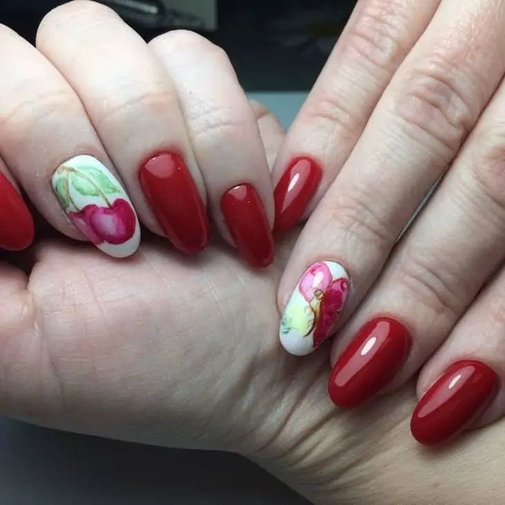 20 Ideas A Splash of Juicy Elegance - Summer Fruit Nails Designs Colors 2024