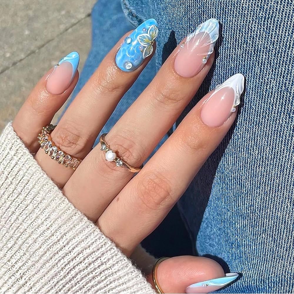 Chrome powder nails