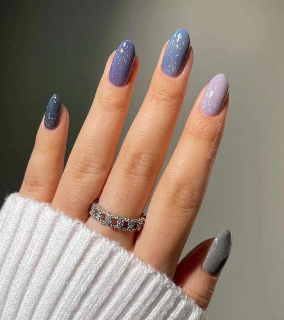 Deep red cherry nails